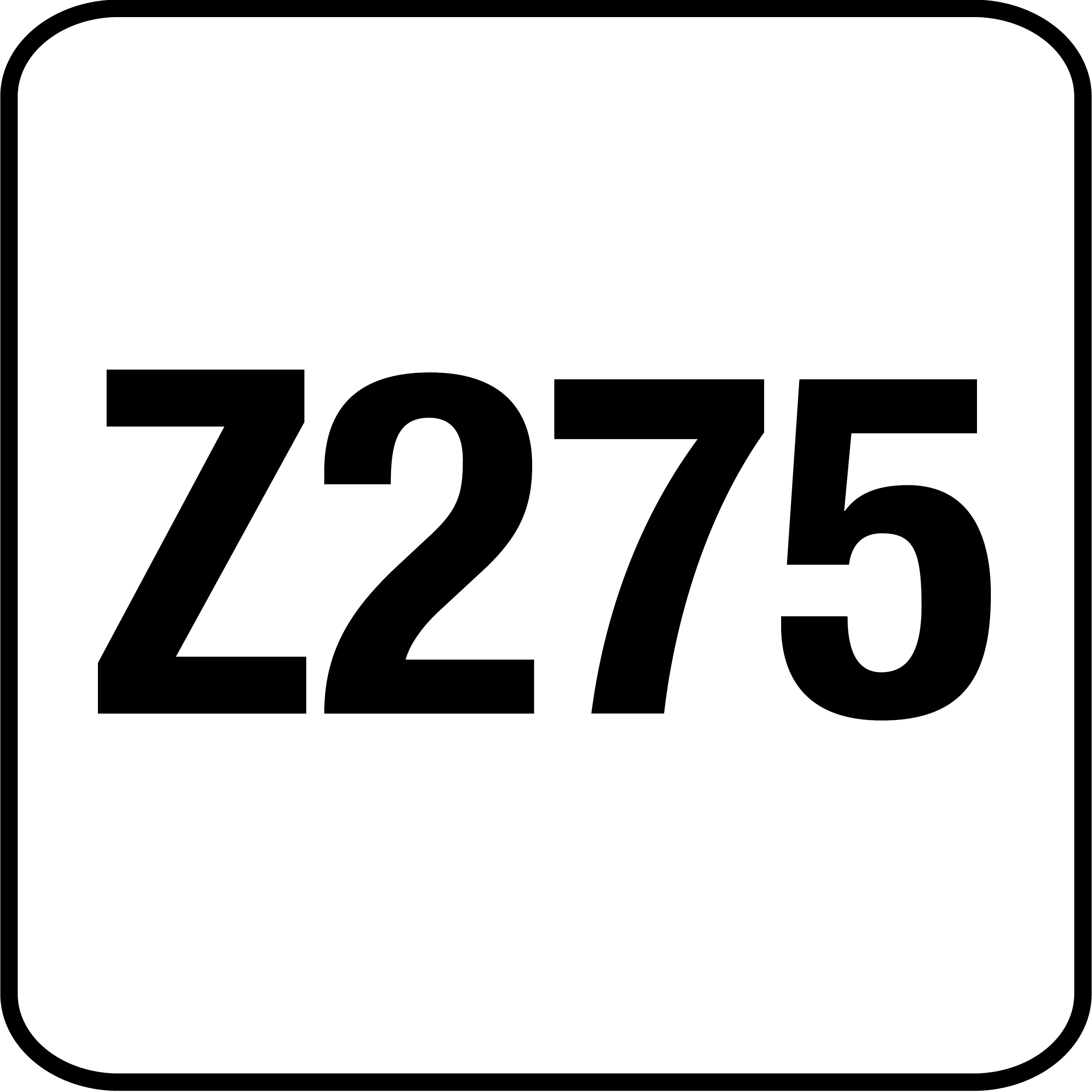 Pozinkovaná ocel Z275